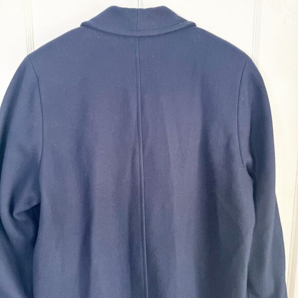 VTG STUDIO Michelle Stuart Wool Blend Sailor Style Peacoat Long Length Size 10 - Picture 11 of 16